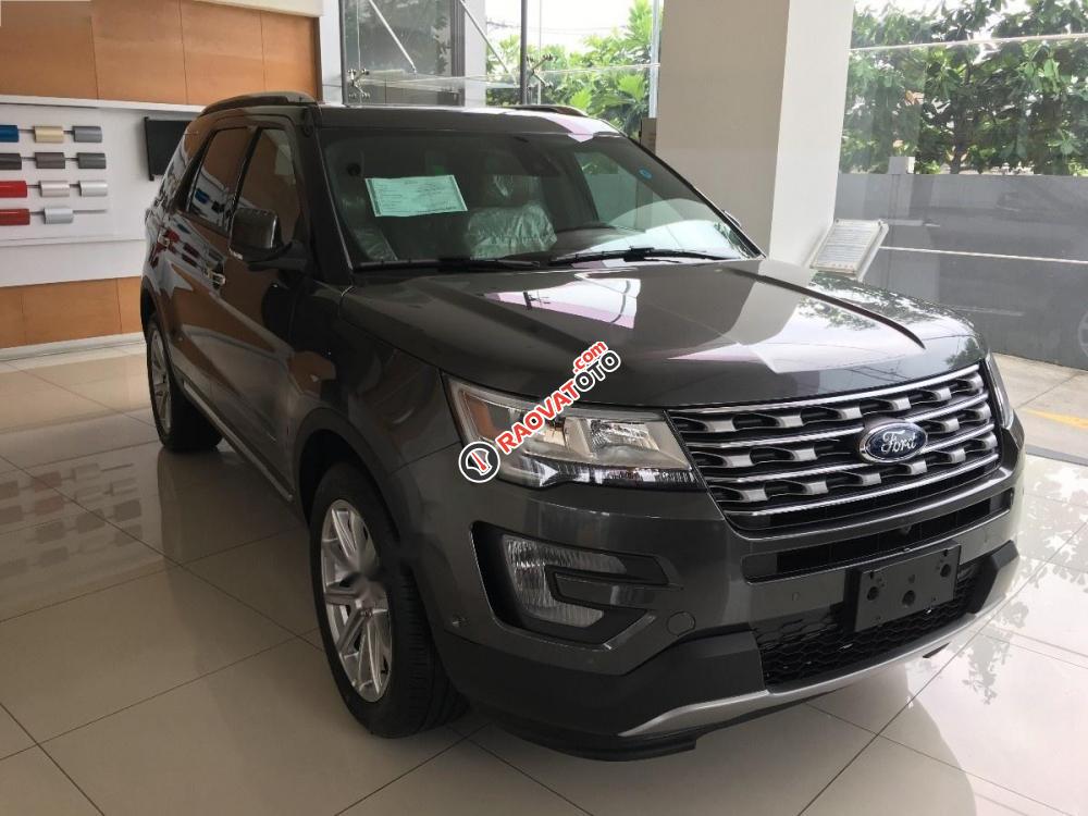 Bán Ford Explorer sản xuất 2017, màu xám, nhập khẩu nguyên chiếc-0