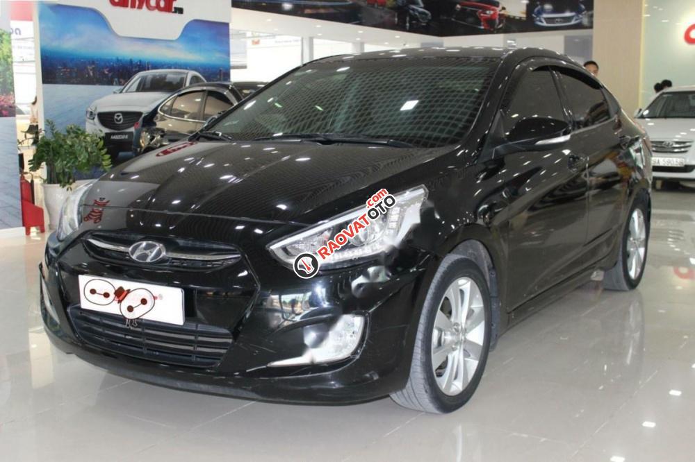 Cần bán gấp Hyundai Accent 1.4 MT 2016, màu đen, nhập khẩu chính chủ, 495 triệu-0