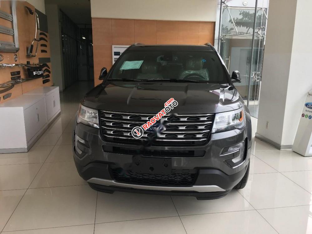 Bán Ford Explorer sản xuất 2017, màu xám, nhập khẩu nguyên chiếc-1