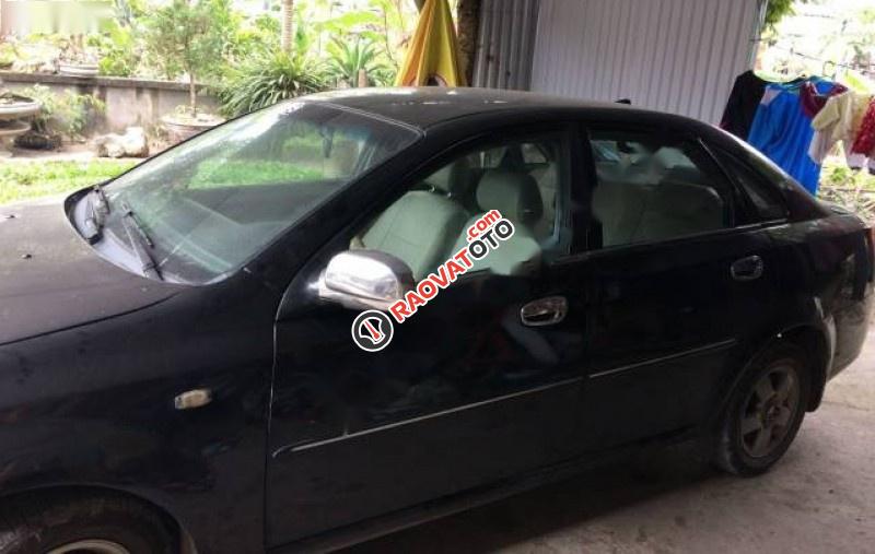 Cần bán lại xe Daewoo Lacetti đời 2004, màu đen số sàn-2