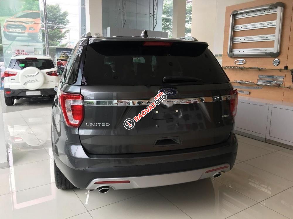 Bán Ford Explorer sản xuất 2017, màu xám, nhập khẩu nguyên chiếc-4