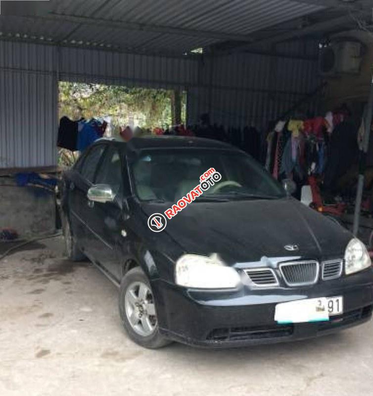 Cần bán lại xe Daewoo Lacetti đời 2004, màu đen số sàn-4