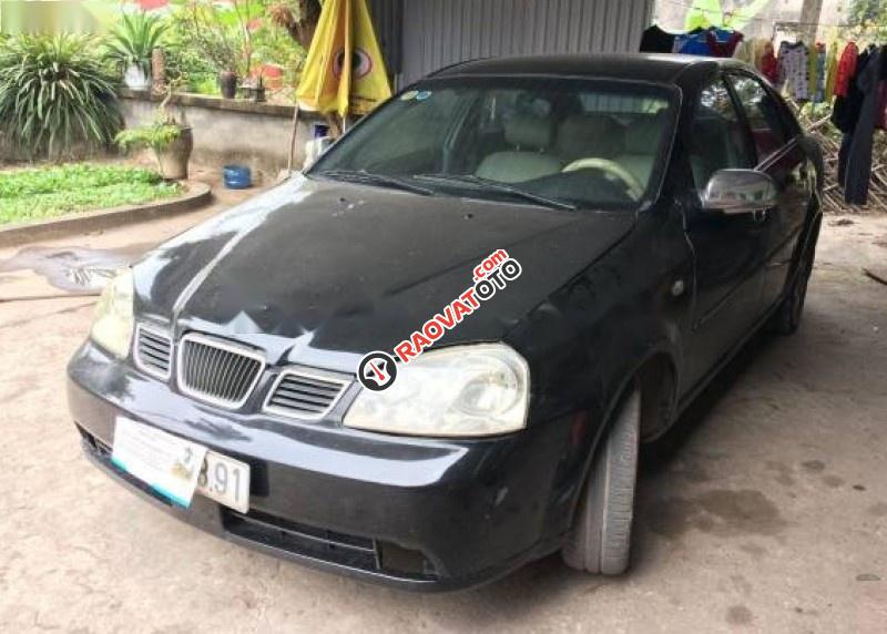 Cần bán lại xe Daewoo Lacetti đời 2004, màu đen số sàn-3