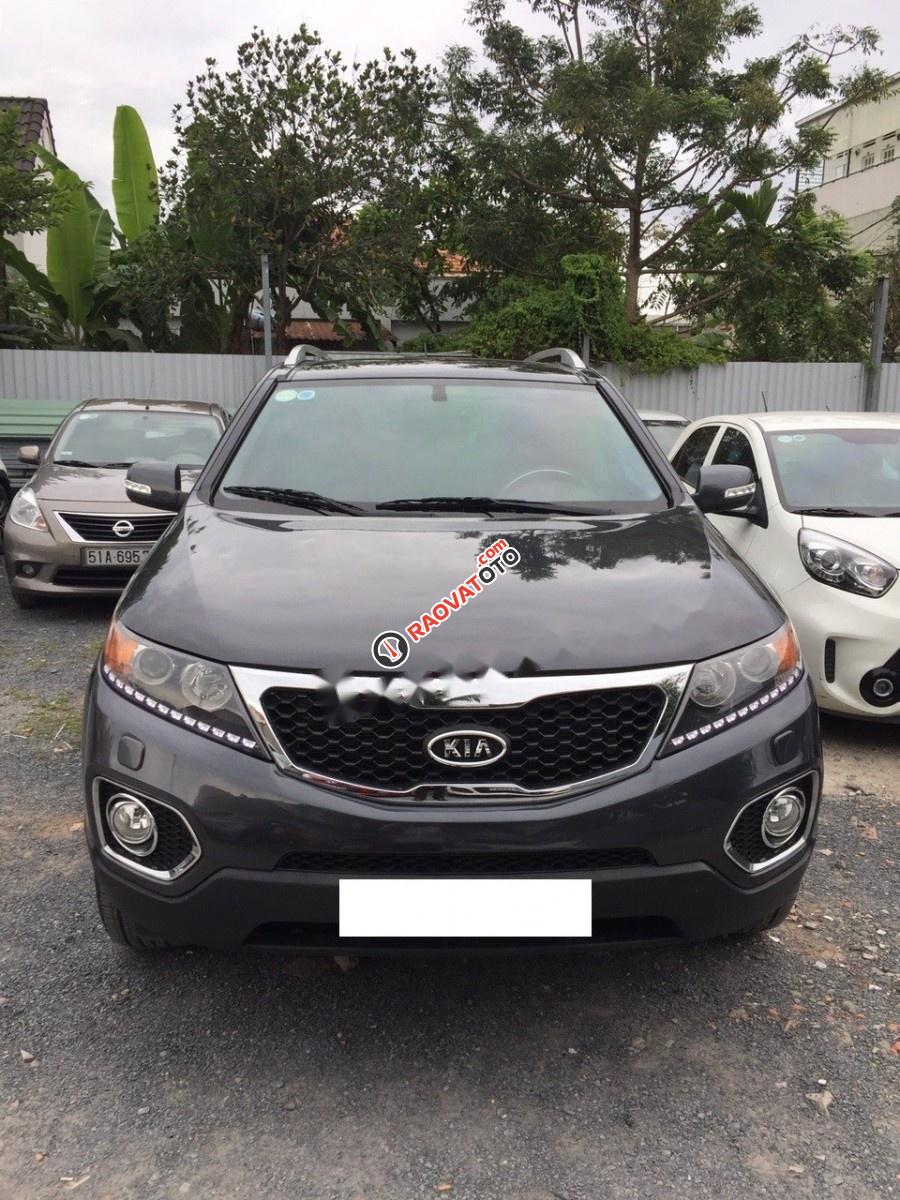 Cần bán xe Kia Sorento 2.4AT đời 2014, màu xám số tự động-1