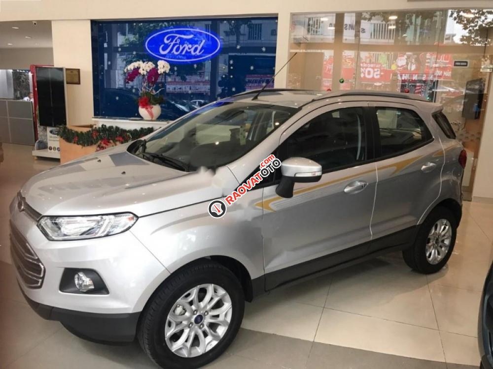 Cần bán xe Ford EcoSport Titanium 1.5L AT đời 2017, màu bạc, giá chỉ 543 triệu-0