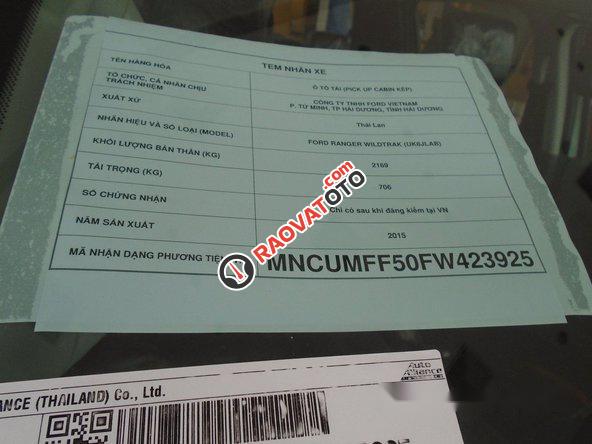 Bán xe Ford Ranger Wildtrak 2.2L 4x4 AT đời 2017, màu trắng -1