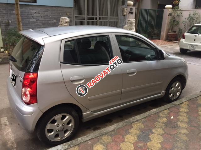 Bán ô tô Kia Morning SX đời 2008, số tự động (AT), màu bạc, xe gia đình, nữ lái, giá 205tr-0