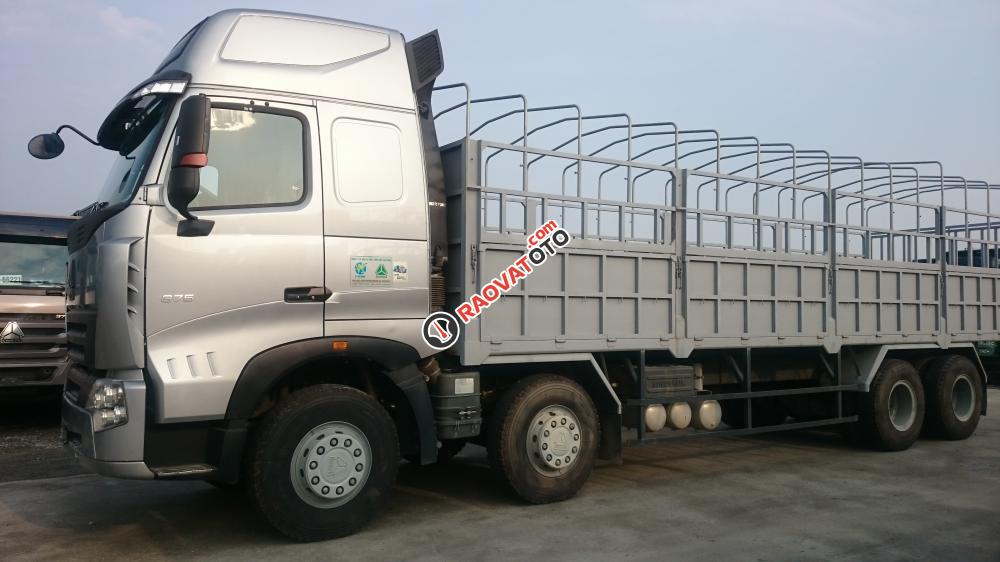 Cần bán xe tải 2015 thùng bạt 4 chân Howo 18 tấn cũ, Hưng Yên, thanh lý 0964674331-1