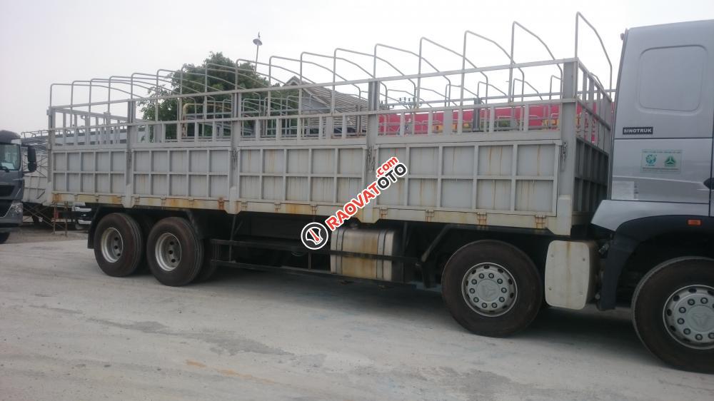 Cần bán xe tải 2015 thùng bạt 4 chân Howo 18 tấn cũ, Hưng Yên, thanh lý 0964674331-4