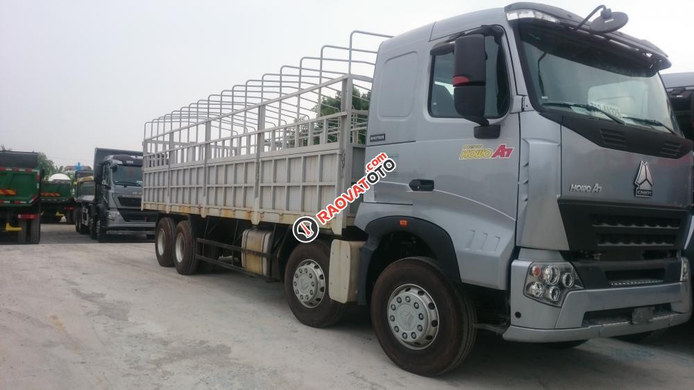 Cần bán xe tải 2015 thùng bạt 4 chân Howo 18 tấn cũ, Hưng Yên, thanh lý 0964674331-8