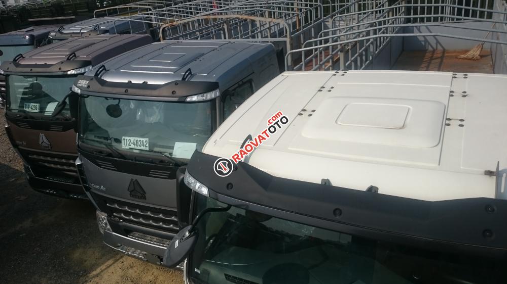 Cần bán xe tải 2015 thùng bạt 4 chân Howo 18 tấn cũ, Hưng Yên, thanh lý 0964674331-5