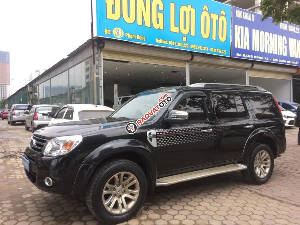 Bán Ford Everest 4x2 MT đời 2014, màu đen, giá 640tr-1