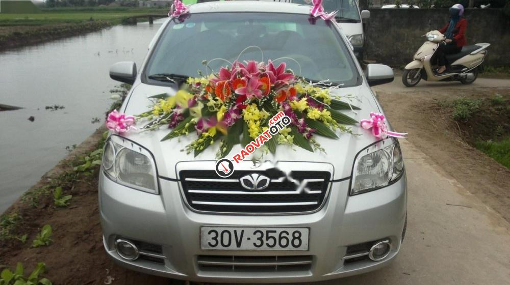 Bán ô tô Daewoo Gentra đời 2009, màu bạc xe gia đình-6