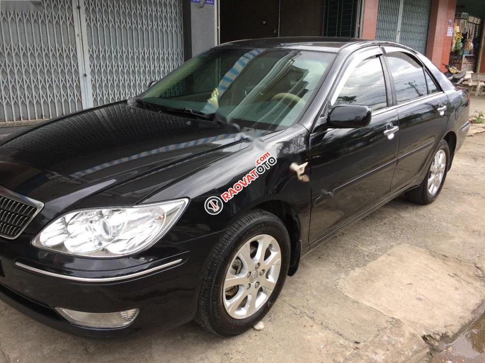 Bán Toyota Camry G 2005, màu đen số sàn, giá chỉ 460 triệu-1