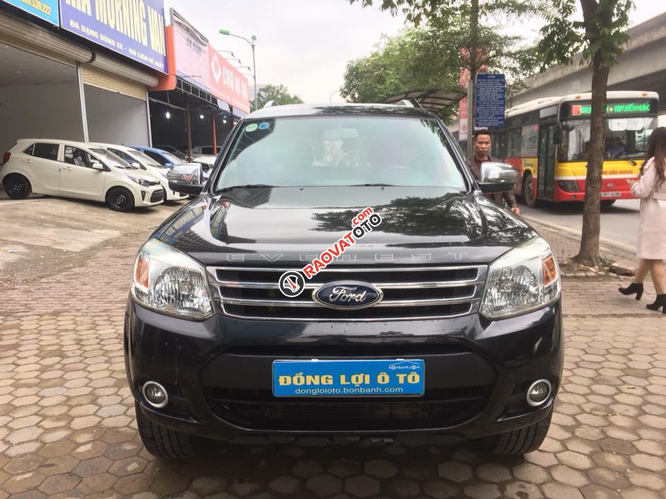 Bán Ford Everest 4x2 MT đời 2014, màu đen, giá 640tr-0