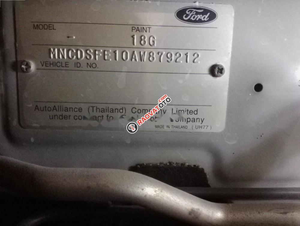 Cần bán Ford Ranger XL đời 2010, màu bạc, xe nhập chính chủ, 310 triệu-6