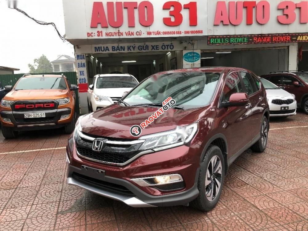 Bán Honda CR V 2.4 năm 2017, màu đỏ-7