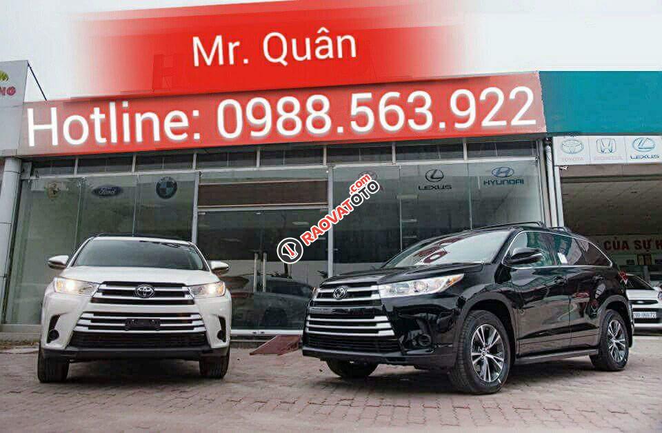 Bán Toyota Highlander LE đời 2017, màu đen, nhập khẩu nguyên chiếc Mỹ-12