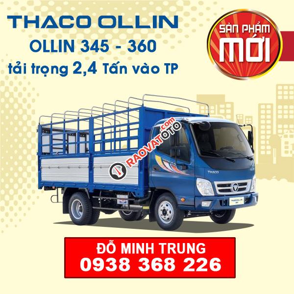 Bán xe tải Thaco Ollin 360, tải trọng 2.15 tấn vào thành phố Thaco Long An-0