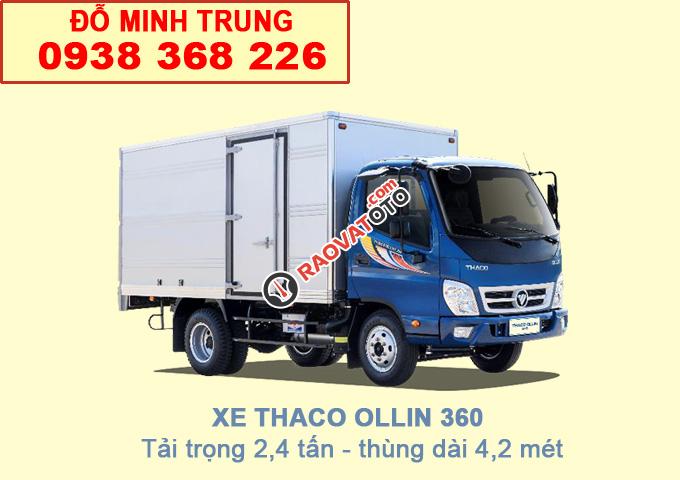 Bán xe tải Thaco Ollin 360, tải trọng 2.15 tấn vào thành phố Thaco Long An-2