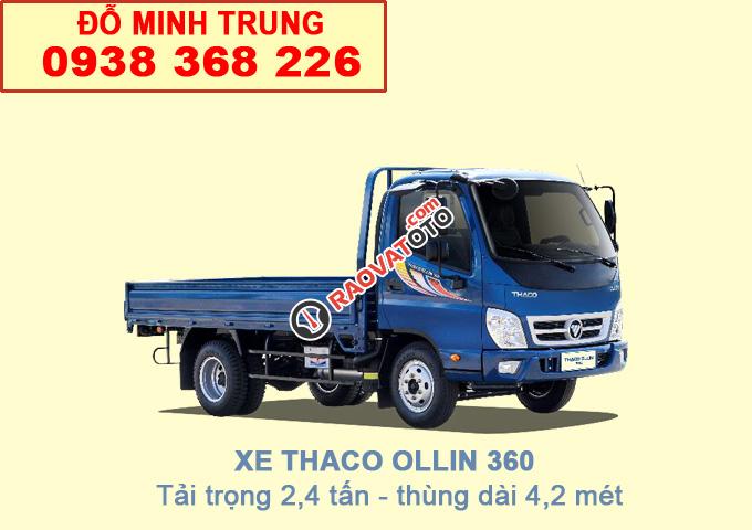 Bán xe tải Thaco Ollin 360, tải trọng 2.15 tấn vào thành phố Thaco Long An-3