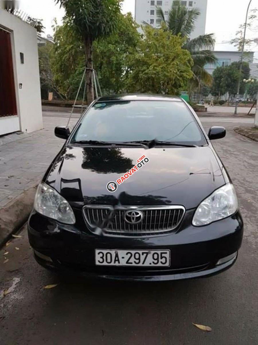 Cần bán lại xe Toyota Corolla altis 1.8MT đời 2007, màu đen số sàn-0