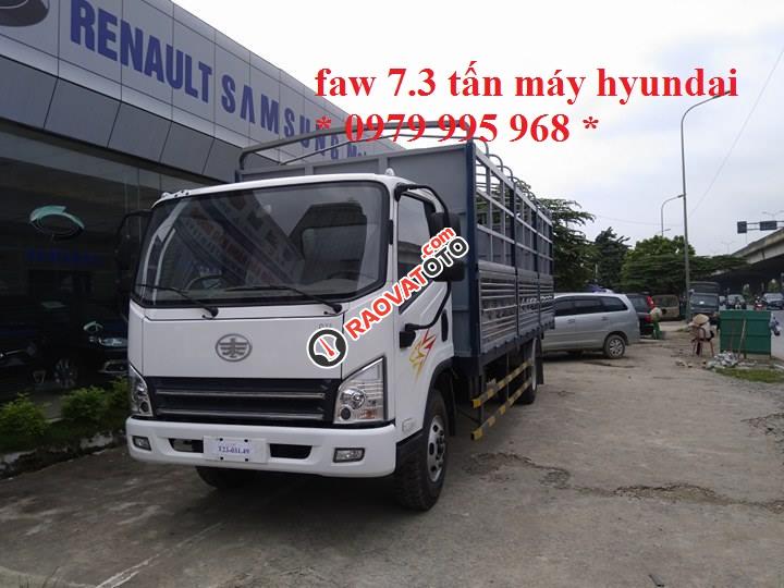 Bán xe Faw 7.3 tấn máy Hyundai thùng dài 6M25, giá tốt liên hệ 0979 995 968-0