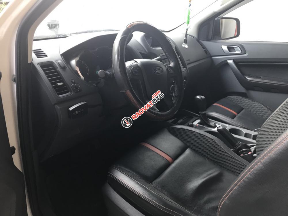 Cần bán Ford Ranger Wildtrack 3.2AT sản xuất 08/2015, màu trắng, nhập Thái Lan-1