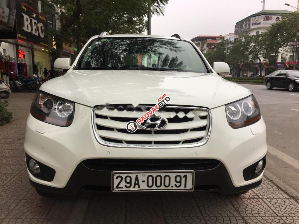 Bán Hyundai Santa Fe SLX 2011, màu trắng, nhập khẩu Hàn Quốc-0