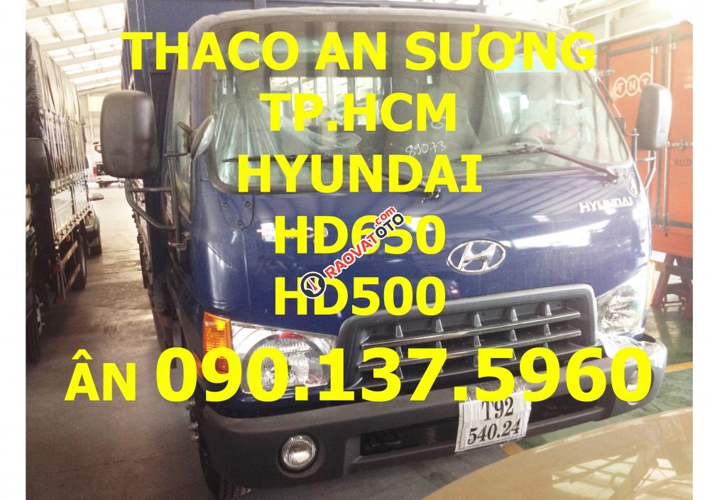 TP. HCM Thaco Hyundai HD500 5 tấn, thùng kín, màu xanh, sản xuất mới-4