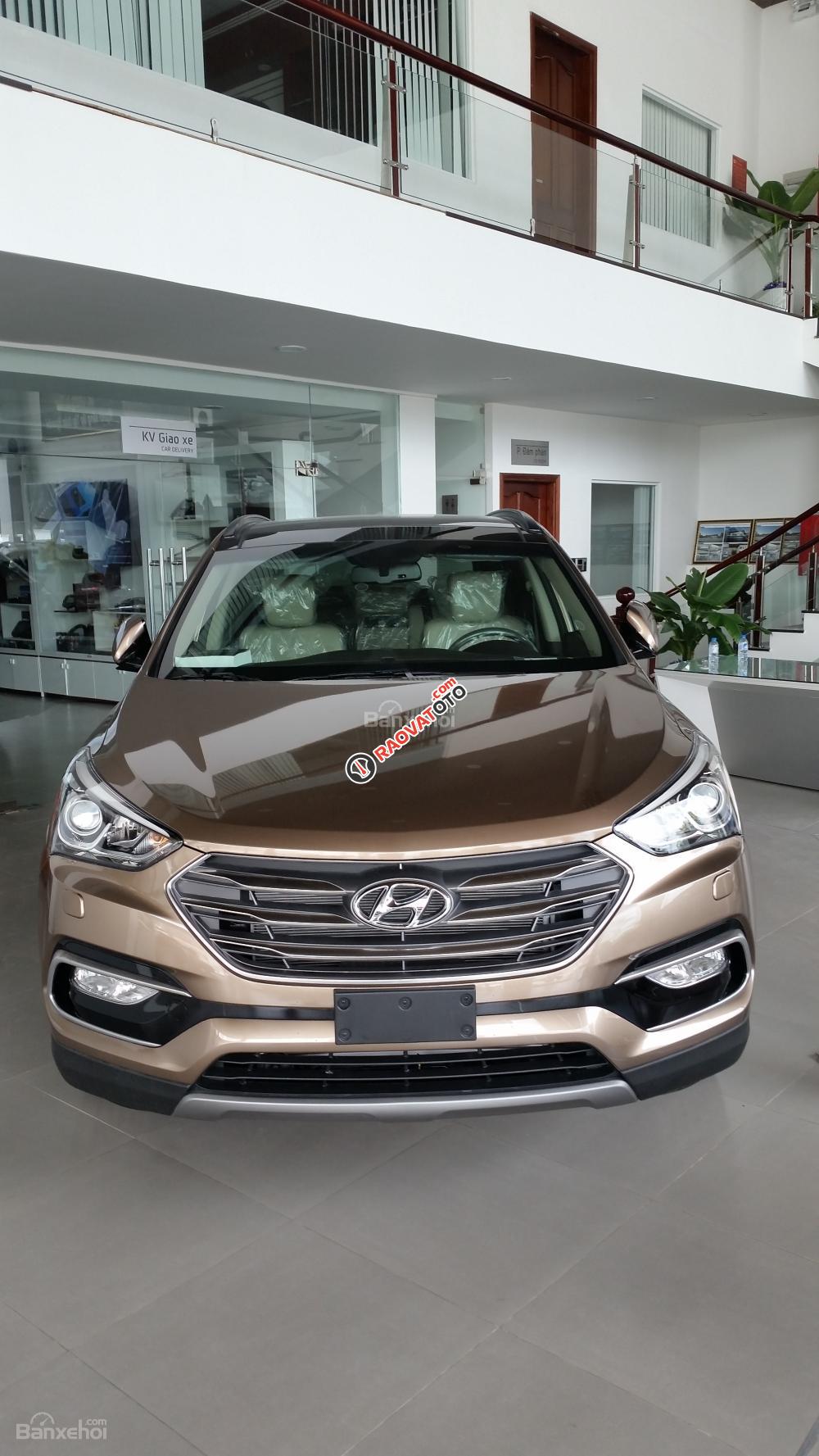 Bán xe Hyundai Santa Fe 2.4AT 2018 Full options - KM cực khủng lên đến 260tr-0