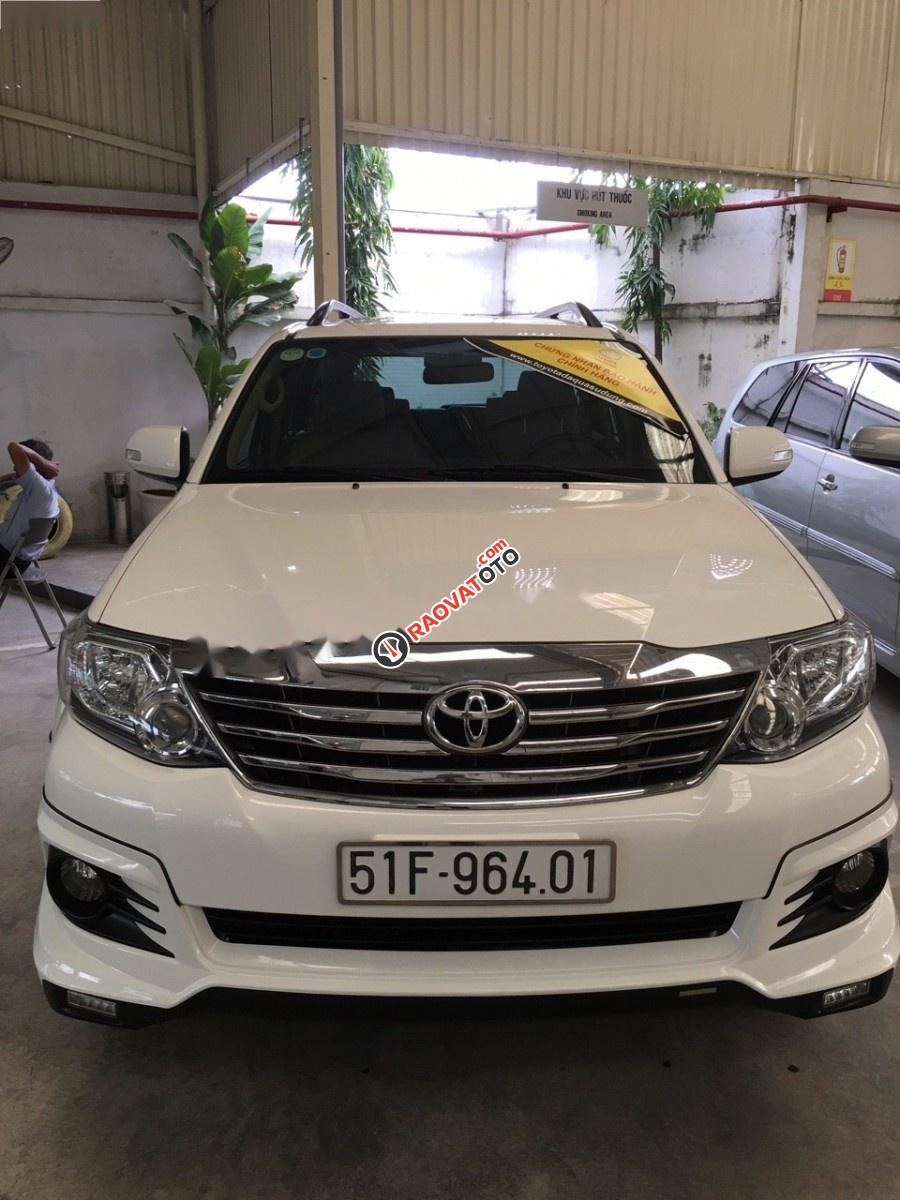 Bán Toyota Fortuner TRD Sportivo năm 2016, màu trắng   -1