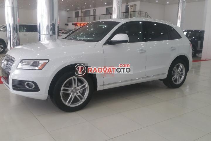 Bán Audi Q5 Premium Plus năm 2016, màu trắng, nhập khẩu chính hãng-0