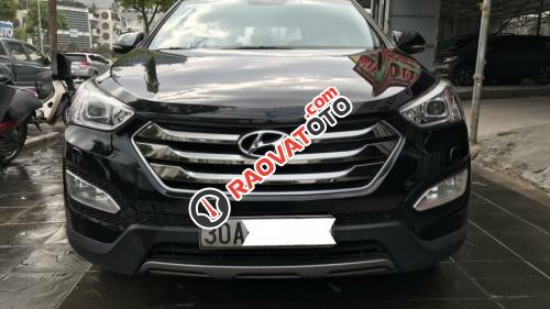 Bán Hyundai Santa Fe 2.2 CRDI đời 2015, màu đen-5