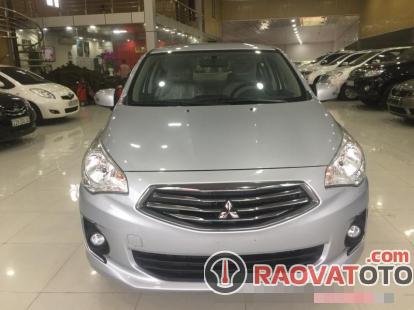 Bán xe Mitsubishi Attrage MT 2015, màu bạc, nhập khẩu, 400 triệu-0