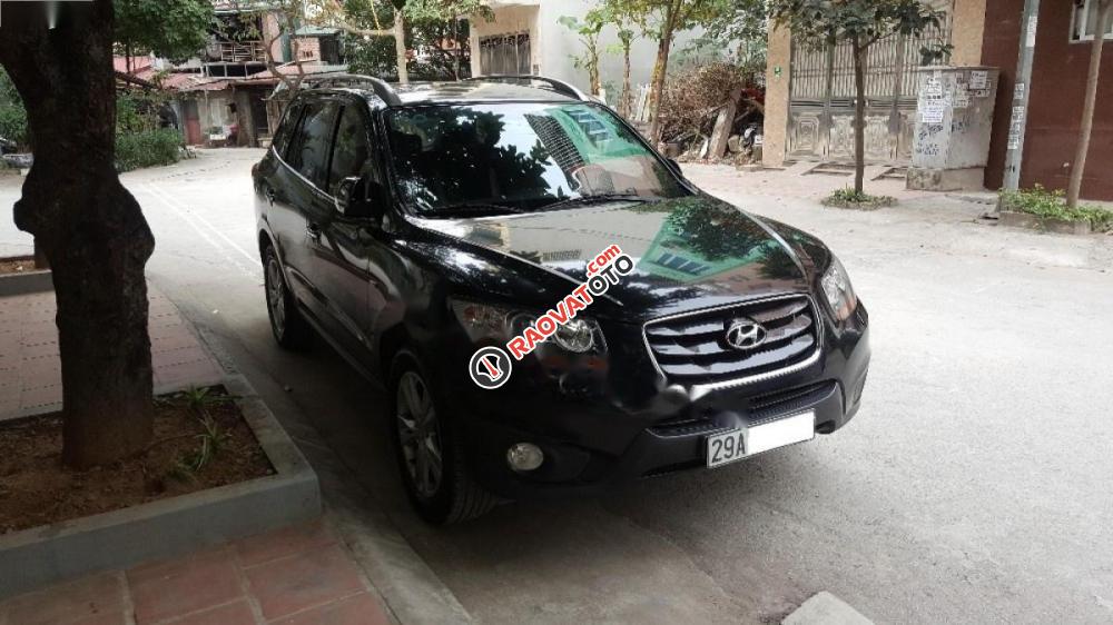 Bán Hyundai Santa Fe SLX đời 2011, màu đen, nhập khẩu-1