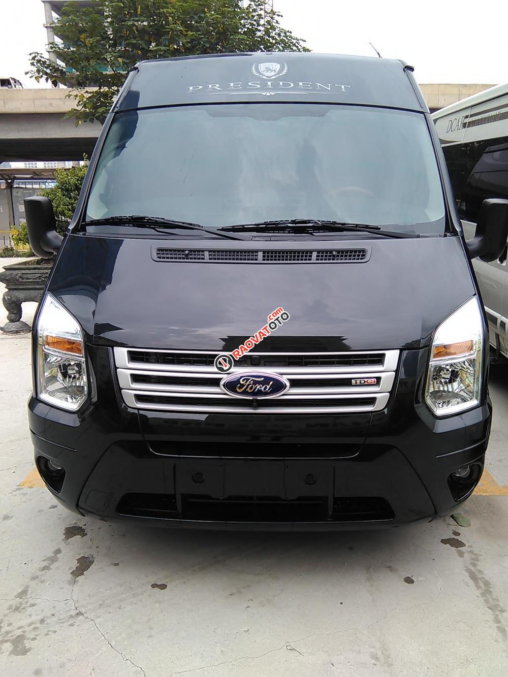 Bán Ford Transit Limousine, 10 chỗ, bản trung cấp, vay trả góp chỉ 150 triệu, giao xe trong 30 ngày - 0938 055 993-0