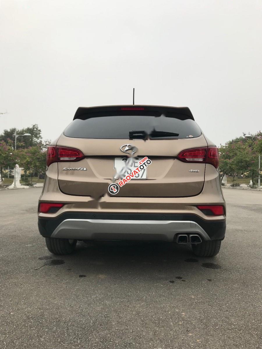 Bán Hyundai Santa Fe 4WD 2016, màu nâu-7