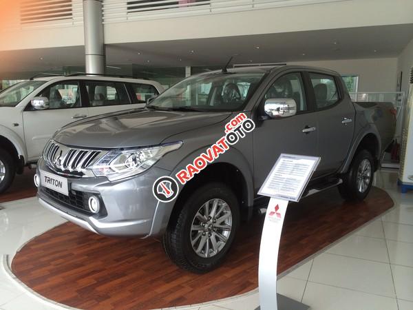 Bán Mitsubishi Triton GLS 4x2 MT, đủ màu, nhập Thái, KM tốt, trả góp, giao xe ngay, giá 575tr. LH 0911373343-1