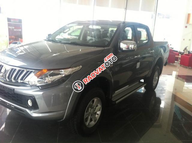 Bán Mitsubishi Triton GLS 4x2 MT, đủ màu, nhập Thái, KM tốt, trả góp, giao xe ngay, giá 575tr. LH 0911373343-3