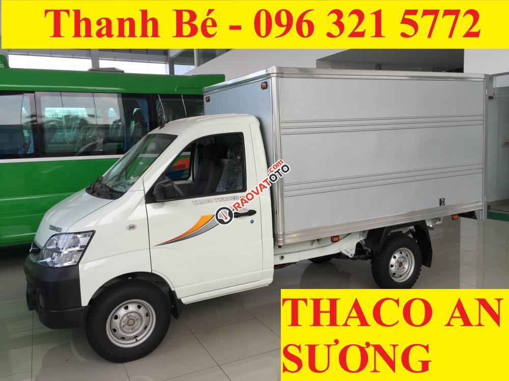 Bán xe Thaco Towner tải trọng 990 kg, xe tải nhẹ máy xăng động cơ Suzuki dưới 1 tấn-1