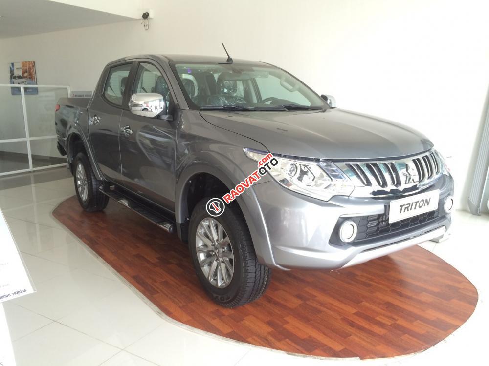 Bán Mitsubishi Triton GLS 4x2 MT, đủ màu, nhập Thái, KM tốt, trả góp, giao xe ngay, giá 575tr. LH 0911373343-0