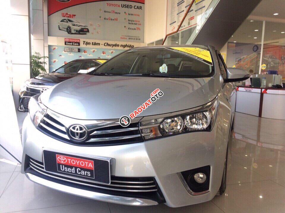 Cần bán Toyota Altis 1.8MT 2013, màu bạc vay, hỗ trợ vay 75% lãi suất ưu đãi-0