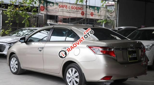 Bán xe Toyota Vios G 1.5AT sản xuất 2014, màu vàng cát-3