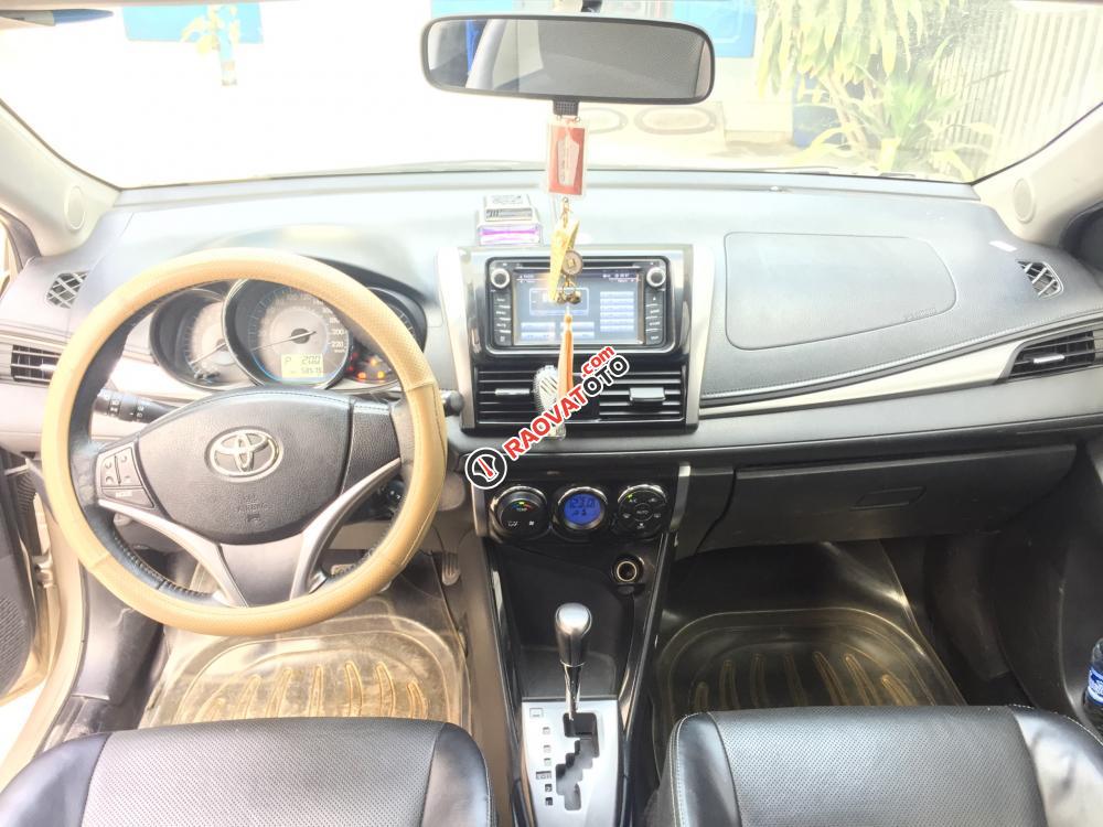 Bán Toyota Vios G năm 2014, màu vàng cát, giá thương lượng-1