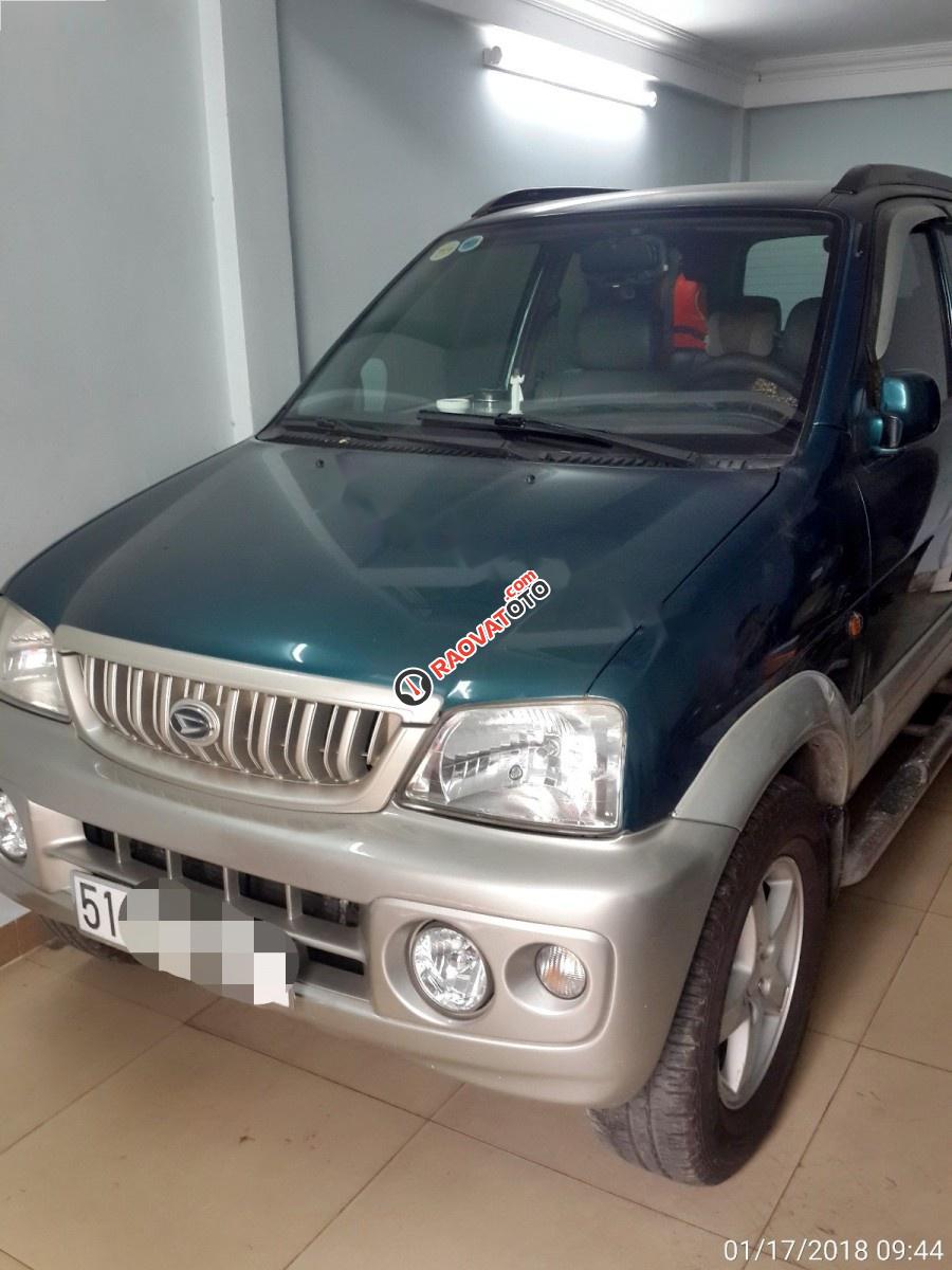 Chính chủ bán Daihatsu Terios 4x4 MT đời 2003, màu xanh-0