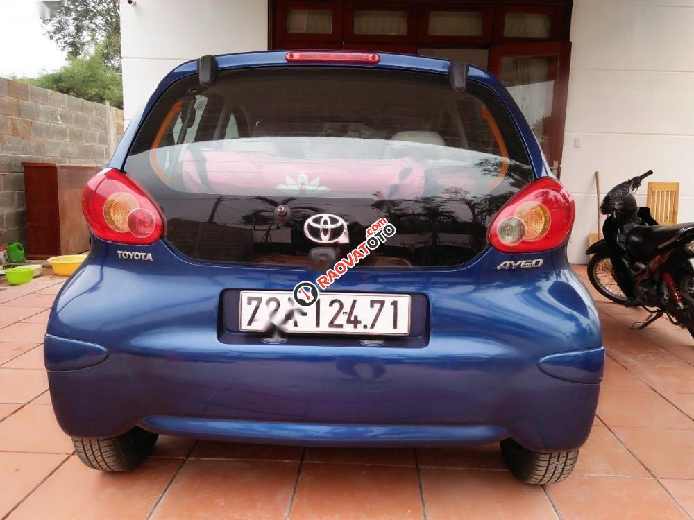Bán Toyota Aygo đời 2009, màu xanh lam, nhập khẩu chính chủ, 250 triệu-2