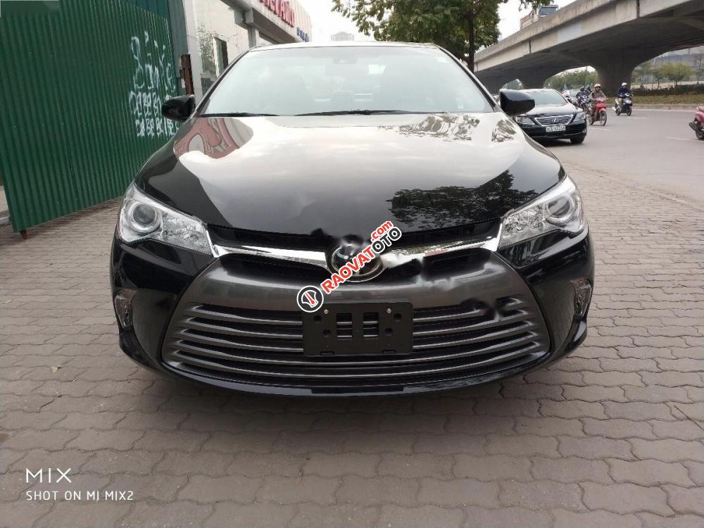 Bán xe Toyota Camry XLE đời 2016, màu đen, xe nhập-0