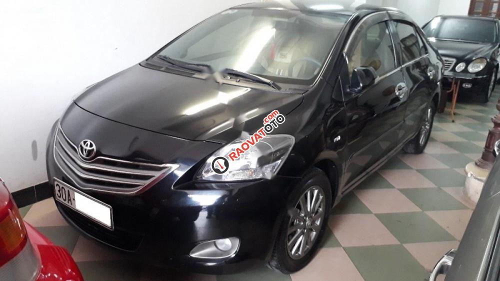 Cần bán Toyota Vios E 1.5MT đời 2013, màu đen, giá 448tr-0