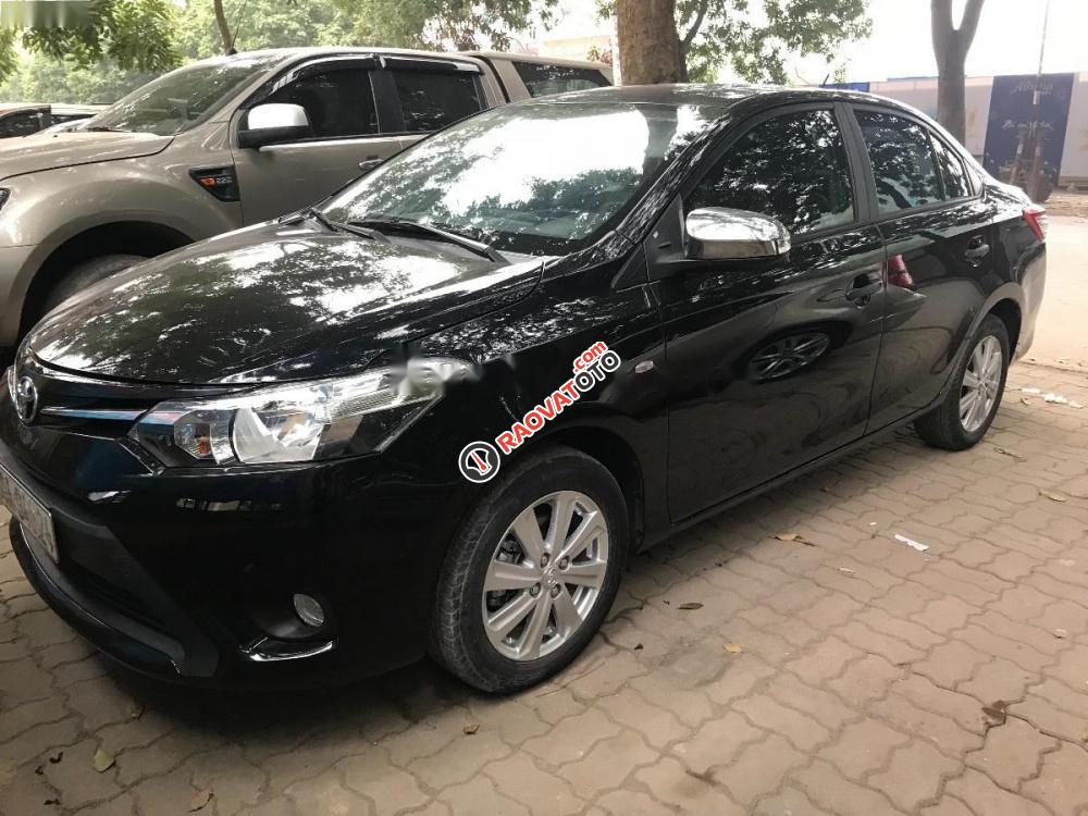 Cần bán lại xe Toyota Vios J đời 2015, màu đen như mới-3